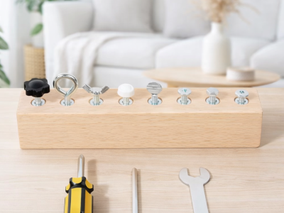 BANCO DE TORNILLOS MONTESSORI